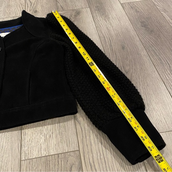 Alice Temperley Wool Blend Black Short Jacket Women’s XS Target Button Cardigan - Picture 13 of 15